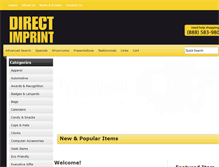 Tablet Screenshot of directimprint.com